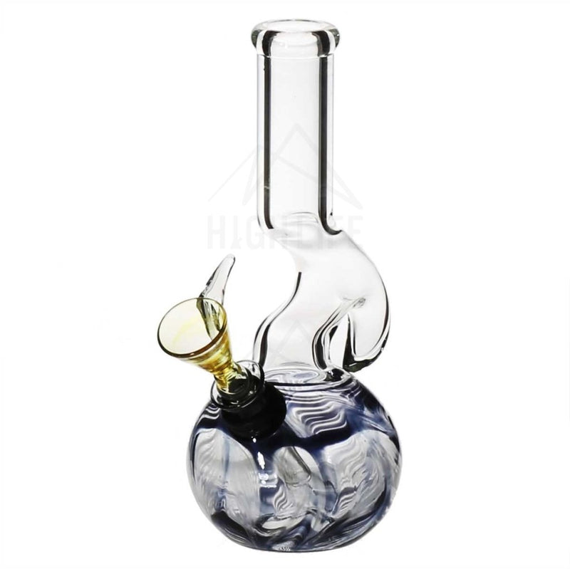 7 Hook Bong With A Slide Black Bongs & Waterpipes