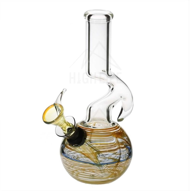 7 Hook Bong With A Slide Yellow Bongs & Waterpipes