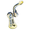 7 Multicolored Sherlock Bubbler Blue Glass