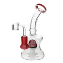 7 Poke Banger Hanger Beaker W/ - Red Bubblers & Dab Rigs