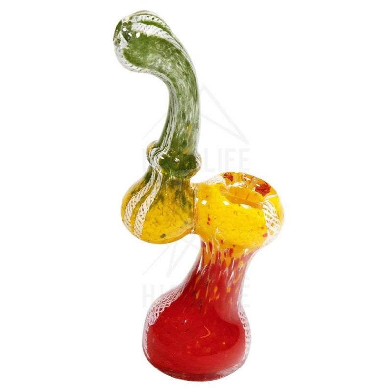 7 Rasta Sherlock Bubbler Glass