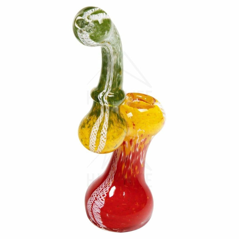 7 Rasta Sherlock Bubbler Glass