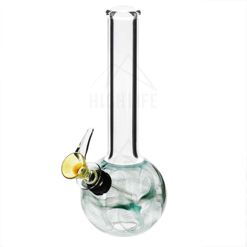 7 Round Bong With A Slide Green Bongs & Waterpipes