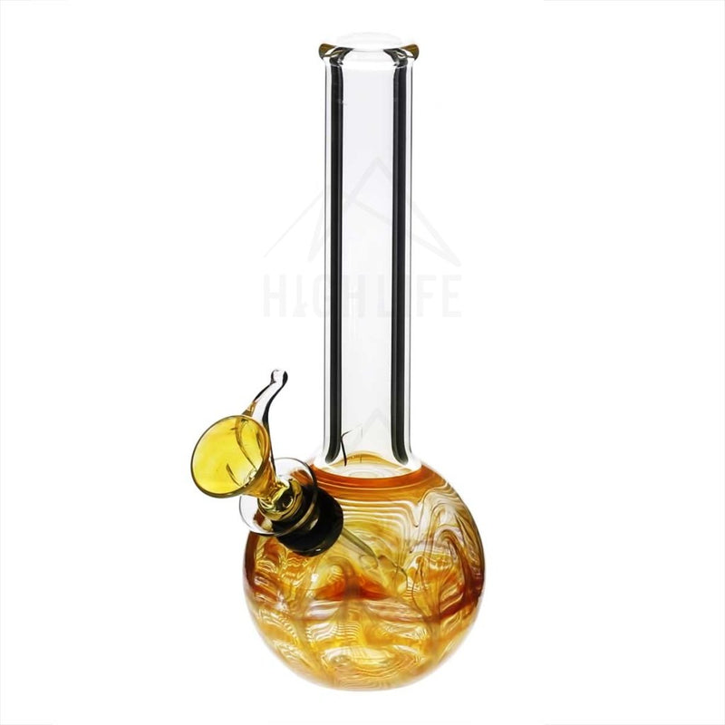 7 Round Bong With A Slide Yellow Bongs & Waterpipes