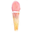7" Strawberry Ice Cream Marble Hand Pipe