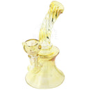 7 Yellow Twist Beaker 14Mm Female Joint Bowl + Banger Bubblers & Dab Rigs