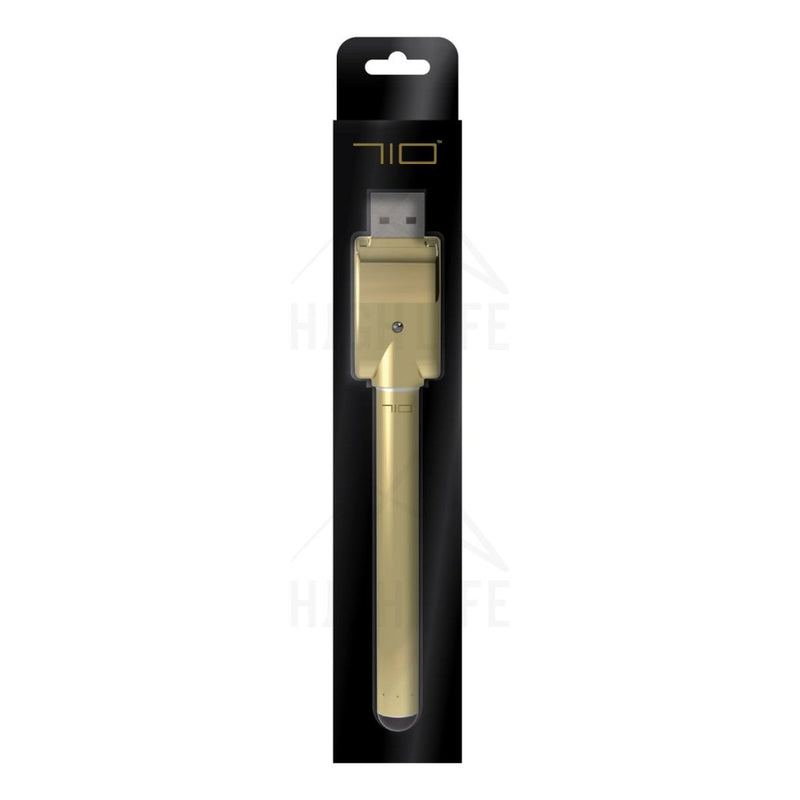 710 Pen Otg Buttonless Battery W/ Charger - Gold Vaporizers