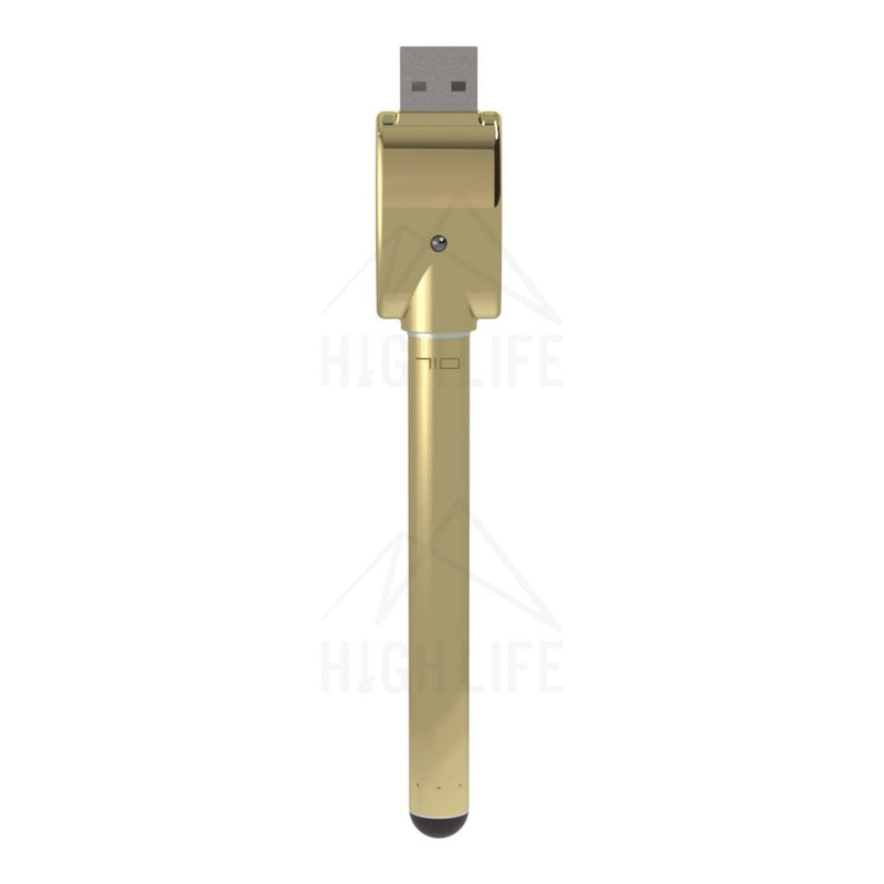710 Pen Otg Buttonless Battery W/ Charger - Gold Vaporizers