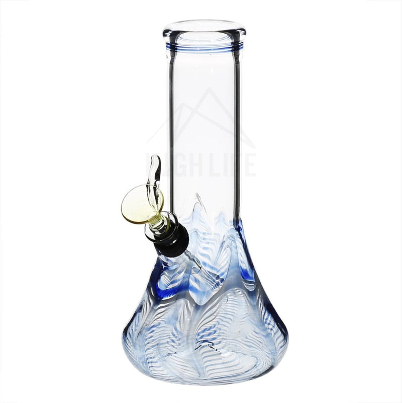 8 Beaker Bong With A Slide Blue Bongs & Waterpipes