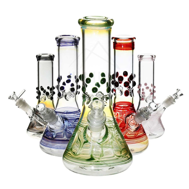 8 Beaker Bong With Marbles Bongs & Waterpipes