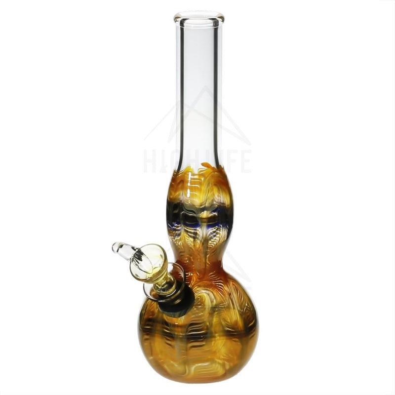 8 Bulge Bong With A Slide Yellow Bongs & Waterpipes