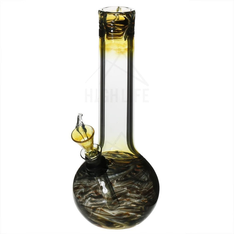 8 Flame Top Bong With A Slide Black Bongs & Waterpipes