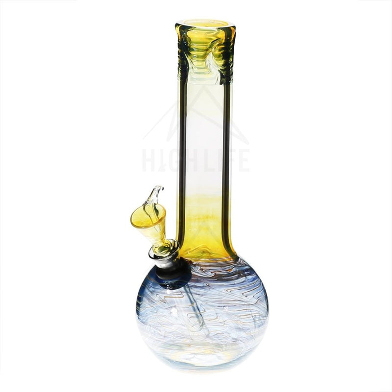 8 Flame Top Bong With A Slide Blue Bongs & Waterpipes