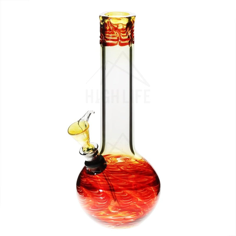 8 Flame Top Bong With A Slide Red Bongs & Waterpipes