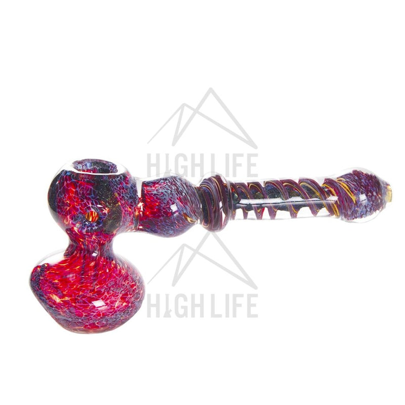 8 Fritted Hammer Bubbler Bubblers & Dab Rigs