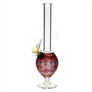 8 Martini Bong With A Slide Red Bongs & Waterpipes