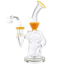 8 Pillars Showerhead Dab Rig Yellow Jade
