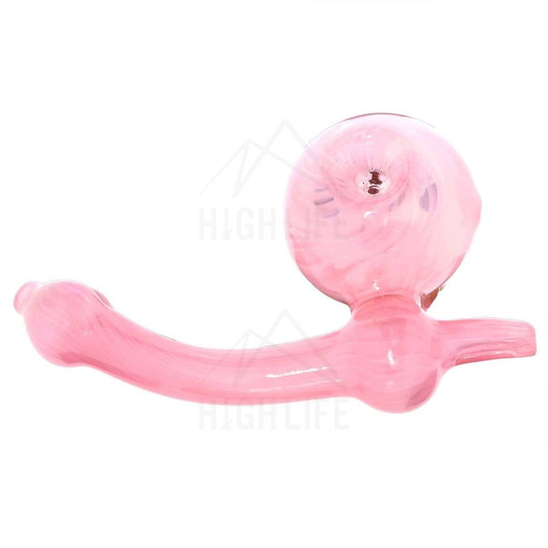 8 Pink Three Faced Skull Hammer Bubbler Bubblers & Dab Rigs