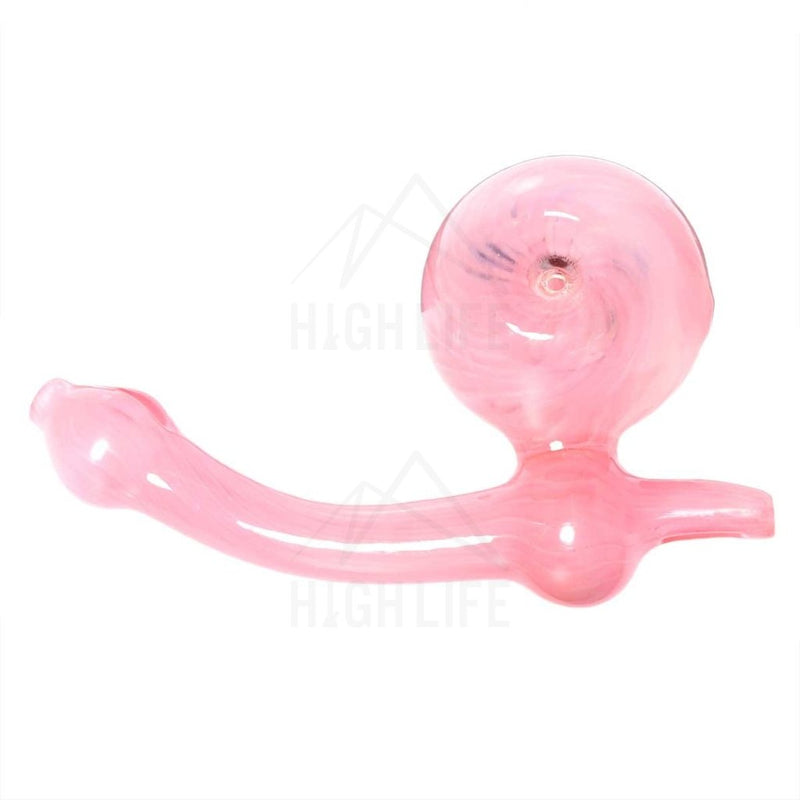 8 Pink Three Faced Skull Hammer Bubbler Bubblers & Dab Rigs