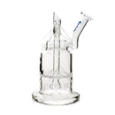 8 Single Honeycomb / Showerhead Sherlock Dab Rig - Clear Bubblers & Rigs