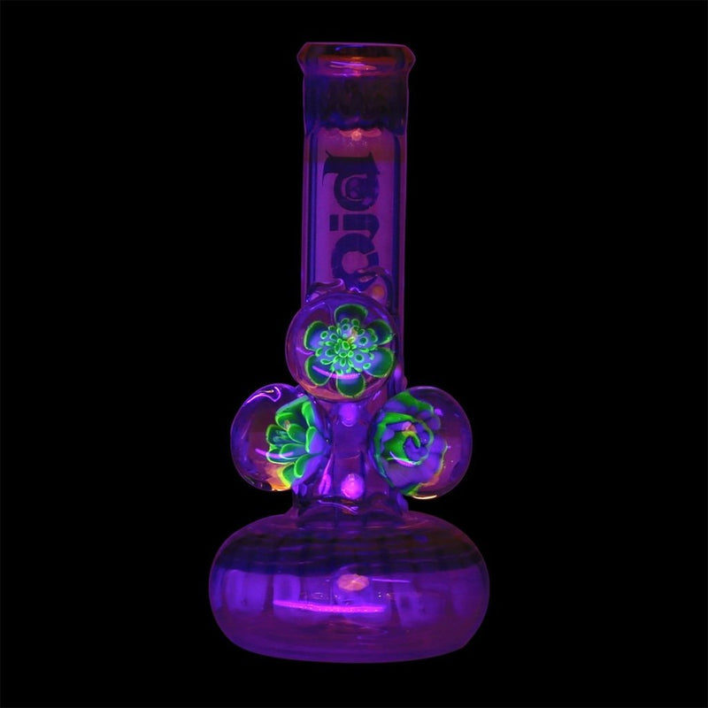 9 Bio Three Marble Bubble Bottom - Green W/ Illuminati Bongs & Waterpipes