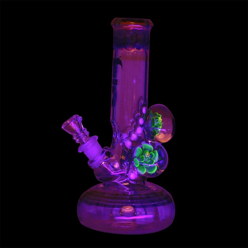 9 Bio Three Marble Bubble Bottom - Green W/ Illuminati Bongs & Waterpipes