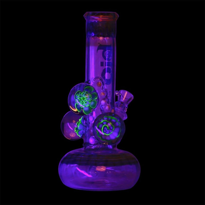 9 Bio Three Marble Bubble Bottom - Green W/ Illuminati Bongs & Waterpipes