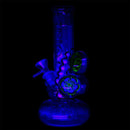 9 Bio Three Marble Bubble Bottom - Green W/ Illuminati Bongs & Waterpipes