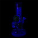 9 Bio Three Marble Bubble Bottom - Green W/ Illuminati Bongs & Waterpipes