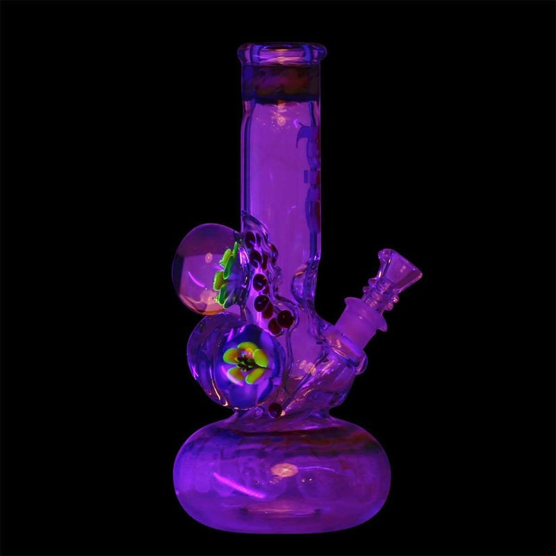 9 Bio Three Marble Bubble Bottom - Rasta W/ Illuminati Bongs & Waterpipes