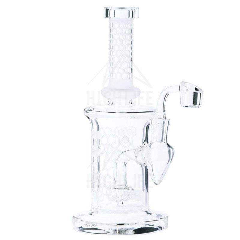 9 - Hexagon Etched Dab Rig