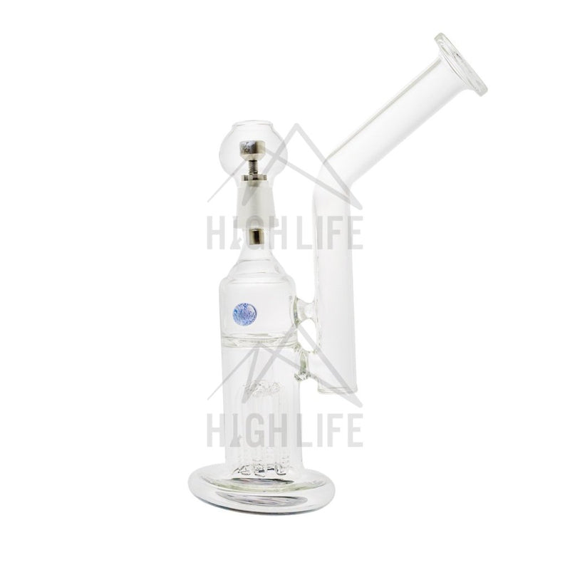 9 Tree Bubbler With Dichro Marble Rig - Reversal Bottom Bubblers & Dab Rigs