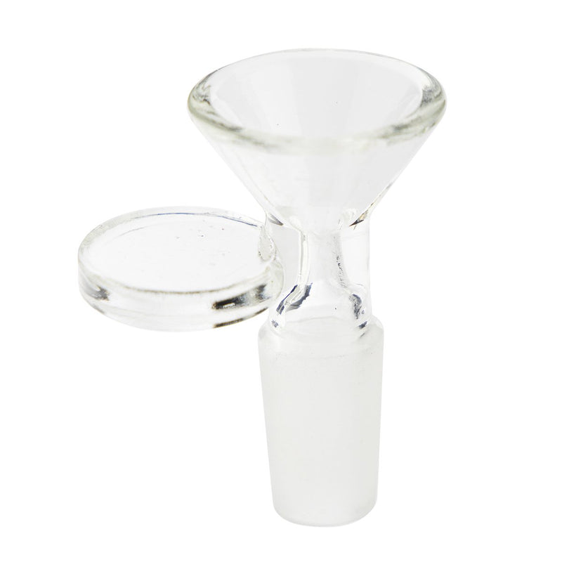 14mm Clear Bowl with Flat Side Handle