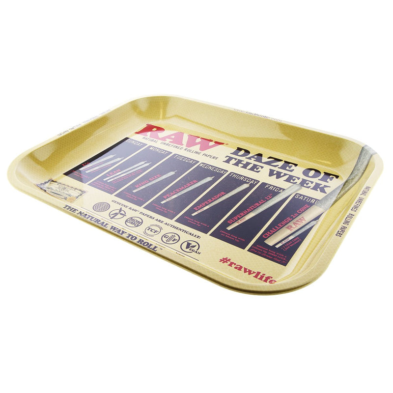 RAW "Daze of the Week" Rolling Tray - Large