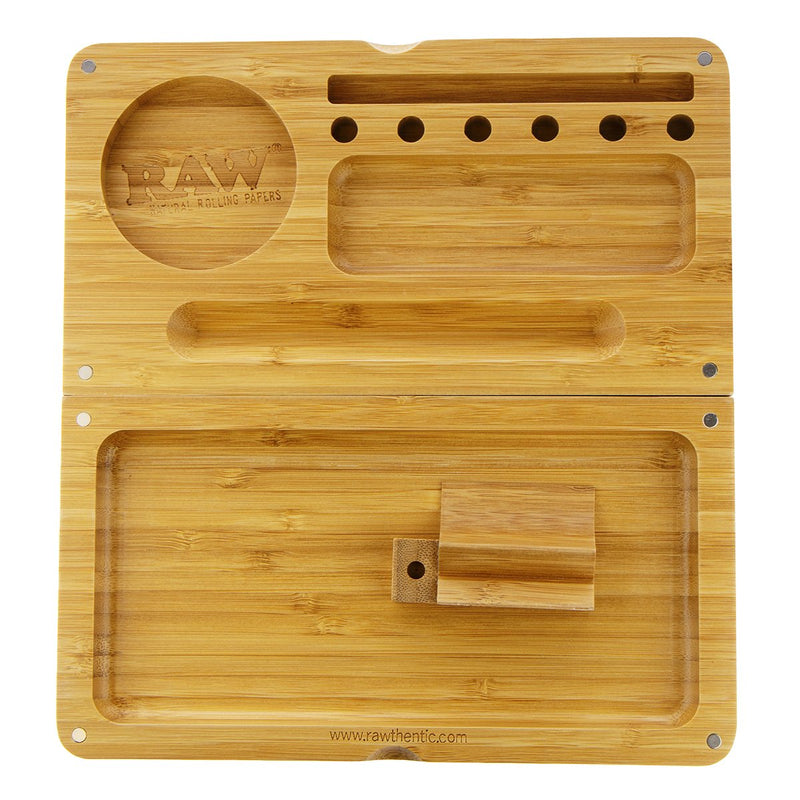 RAW Backflip Rolling Tray - Bamboo