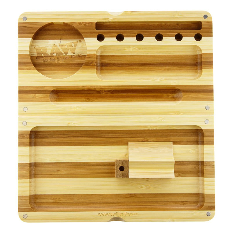 RAW Backflip Rolling Tray - Bamboo Stripe