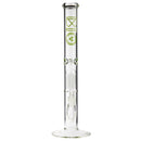 18" BIO 10 Arm Tree Percolator Straight Bong - Green BIO Logo