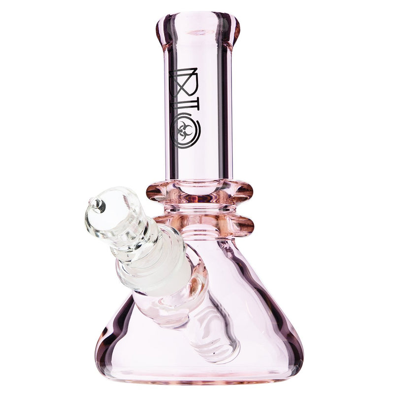 5-6" BIO Full Pink & Heavy Beaker Bong