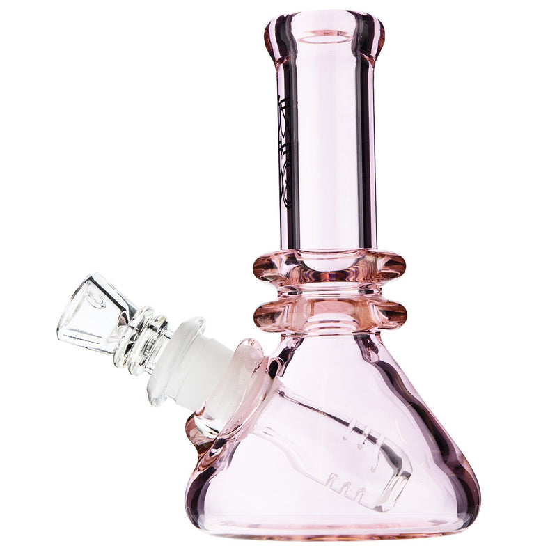 5-6" BIO Full Pink & Heavy Beaker Bong