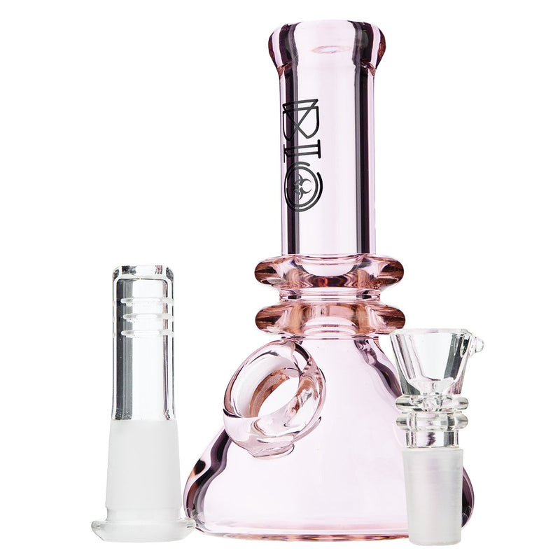 5-6" BIO Full Pink & Heavy Beaker Bong