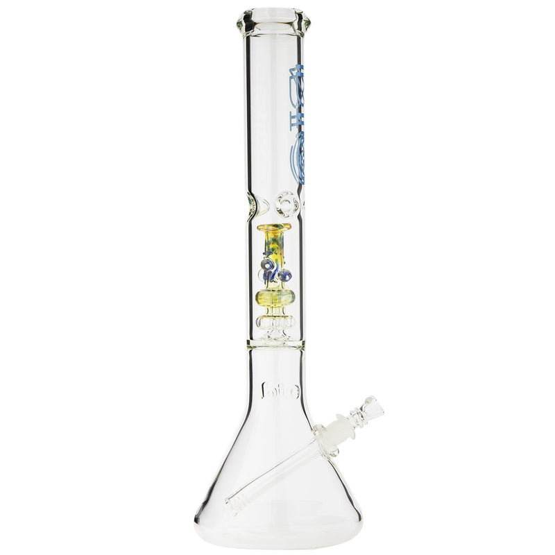 18" BIO Mini Replica Bong Percolator Beaker Bong - 50mm x 5mm Thick