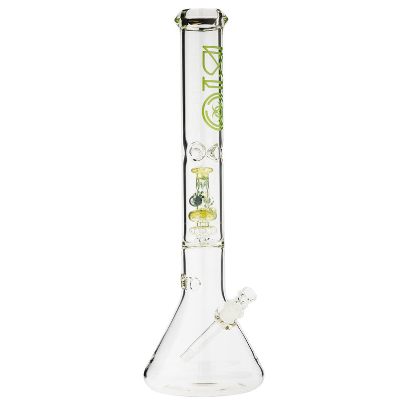 18" BIO Mini Replica Bong Percolator Beaker Bong - 50mm x 5mm Thick