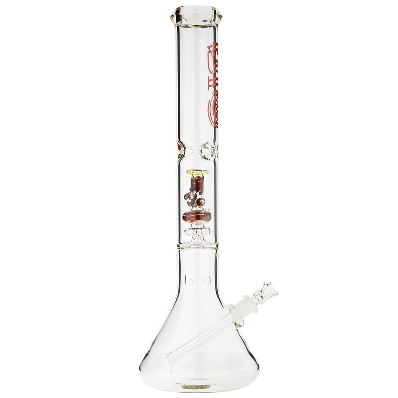 18" BIO Mini Replica Bong Percolator Beaker Bong - 50mm x 5mm Thick