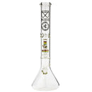 18" BIO Mini Replica Bong Percolator Beaker Bong - 50mm x 5mm Thick
