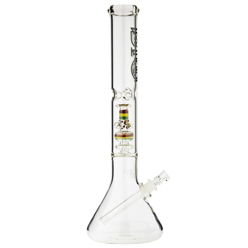 18" BIO Mini Replica Bong Percolator Beaker Bong - 50mm x 5mm Thick