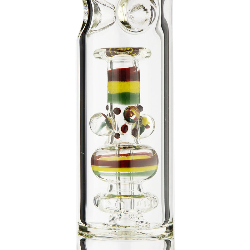 18" BIO Mini Replica Bong Percolator Beaker Bong - 50mm x 5mm Thick