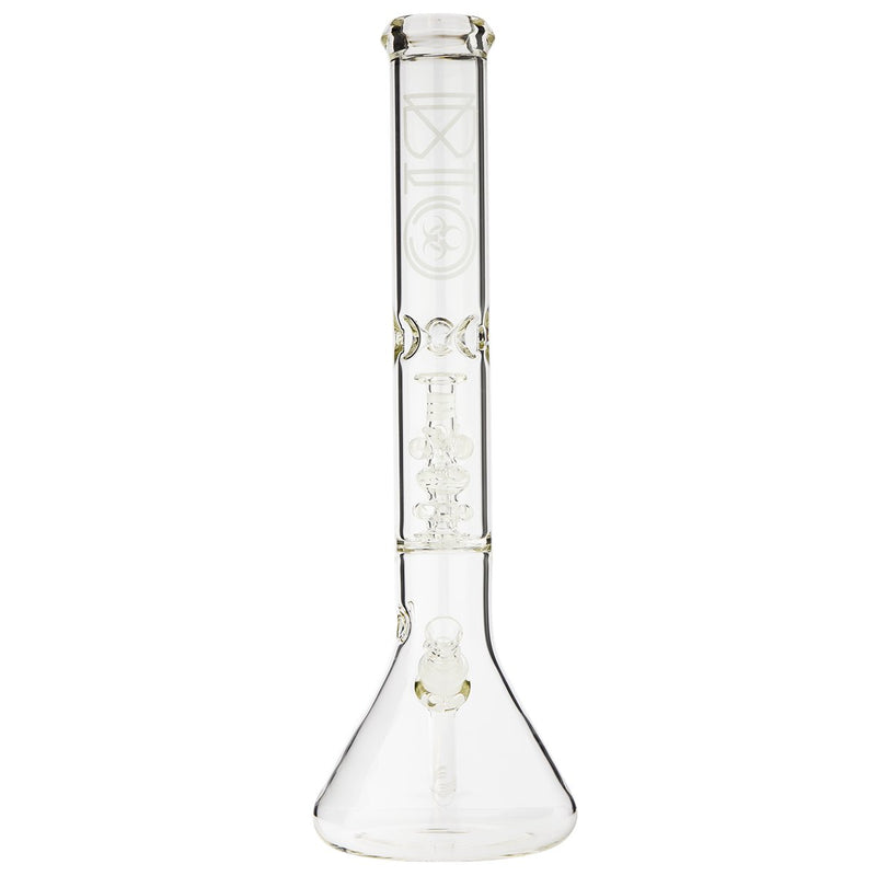 18" BIO Mini Replica Bong Percolator Beaker Bong - 50mm x 5mm Thick