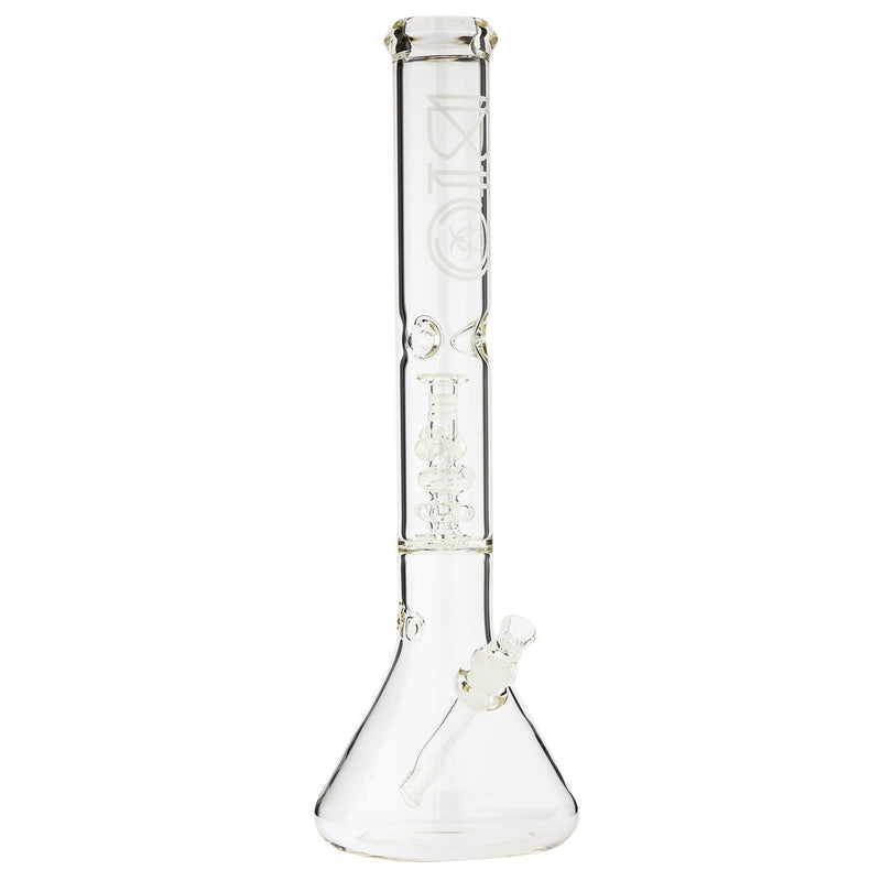 18" BIO Mini Replica Bong Percolator Beaker Bong - 50mm x 5mm Thick