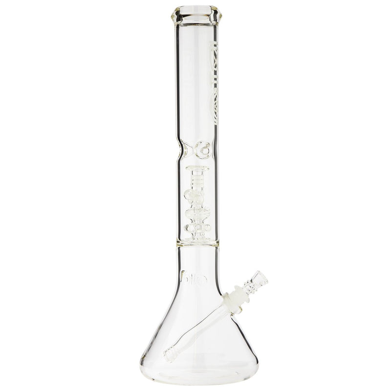 18" BIO Mini Replica Bong Percolator Beaker Bong - 50mm x 5mm Thick