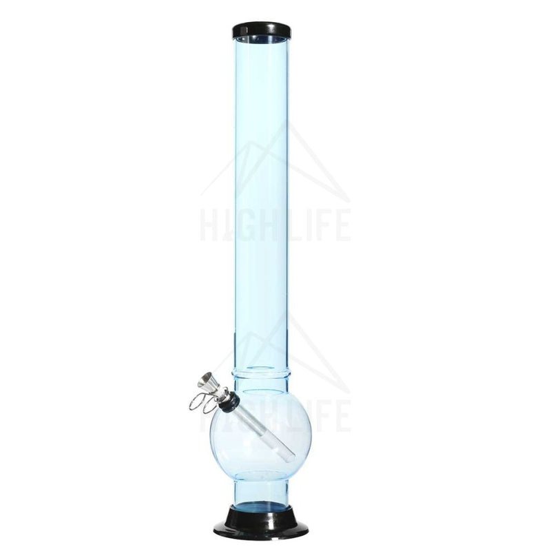 Acrylic Waterpipe 2"x18" w/ Glass Pull Bowl Slide